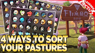 4 Great Ways to Sort Your Pasture in Pokemon Legends Arceus [upl. by Aile]