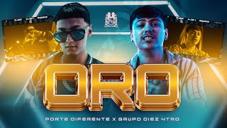 Porte Diferente x Grupo Diez 4tro  Oro Official Video [upl. by Evad]