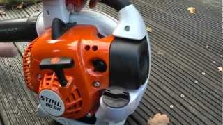 Stihl BG 86 Start Up [upl. by Ayidah925]