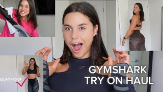 GYMSHARK TRY ON HAUL are they squat proof [upl. by Annat599]