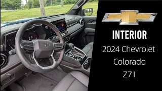 2024 Chevrolet Colorado Z71 Interior  Detailed Walkthrough [upl. by Nonez907]