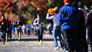 Video Twin Cities Marathoners run to a different beat [upl. by Greyso317]