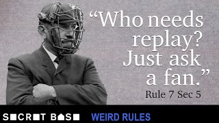 Early MLB had very dumb rules and teams ready to take advantage of them  Weird Rules [upl. by Ephrayim922]