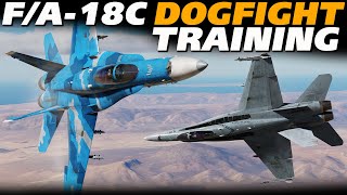 DCS FA18C Hornet  Training a Beginner How To Dogfight [upl. by Georgeta]