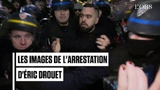 quotGilets jaunesquot  larrestation musclée dEric Drouet à Paris [upl. by Aimerej]