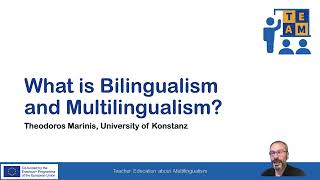 111 What is bilingualism and multilingualism [upl. by Narot]