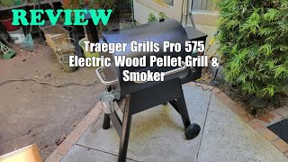 Traeger Pro 575 Wood Pellet Grill amp Smoker  Review [upl. by Adieren807]