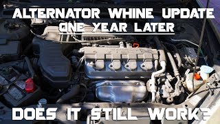 Alternator Whine Update 01 05 Honda Civic [upl. by Noillimaxam]