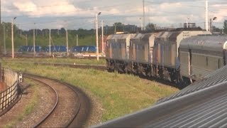 Vidéos de trains 7  Partie 1  De Montréal à Charny à bord du VIA Le Chaleur HD [upl. by Kulsrud]