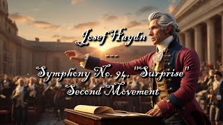 Josef Haydn  Symphony No 94 quotSurprisequot  Second Movement  Original MIDI Performance [upl. by Pancho]