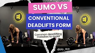 SUMO VS CONVENTIONAL DEADLIFTS  HOW TO DEADLIFT  DEADLIFT FORM EXPLAINED [upl. by Ymaral]