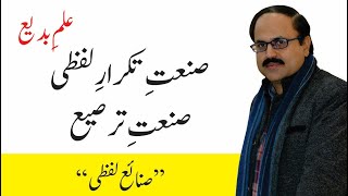 Sanat e Takraar  Sanat e Tarsee  صنعتِ تکرارِ لفظی  صنعتِ ترصیع [upl. by Suirtimed433]