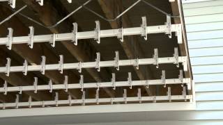 UnderShield  Attaching Grid Bars to Joists [upl. by Ophelia]