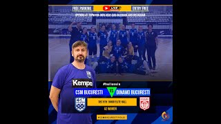 𝐋𝐈𝐕𝐄  𝐂𝐒𝐌𝐁 🆚️ Dinamo  Div A2 Est 20242025 [upl. by Kynthia]