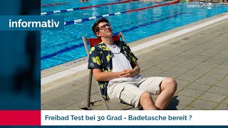 Freibad Test bei 30 Grad [upl. by Denyse]