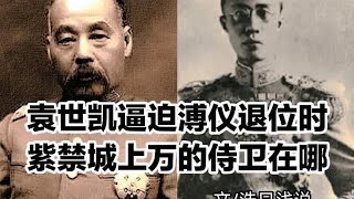 袁世凯逼迫溥仪退位时，紫禁城上万的侍卫在哪？为什么不去保护😯 [upl. by Anikes416]