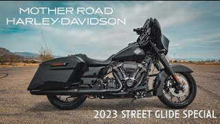 2023 HarleyDavidson FLHXS Street Glide Special in Vivid Black Mother Road HD Friday Night Bikes [upl. by Kcerb136]