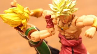 Dragon Ball Super Stop Motion Broly VS Bardock with Vegetto shodo [upl. by Koval]