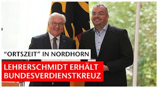 Bundesverdienstkreuz für quotLehrerschmidtquot Kai Schmidt aus Nordhorn  Ortszeit Nordhorn  GNOnline [upl. by Dev]