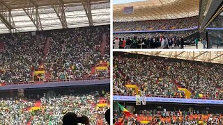 Sénégal Égypte Le stade plein à craquer à quelques minutes du match [upl. by Morehouse]