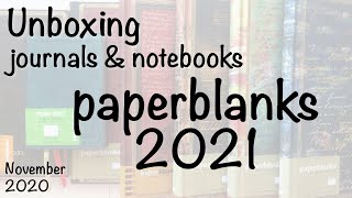 Paperblanks MINI MAXI amp ULTRA size journals amp notebooks unboxing [upl. by Yrtneg]