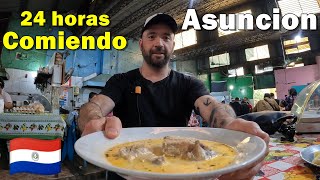 Un dia COMIENDO en ASUNCION del PARAGUAY 🇵🇾 [upl. by Arorua]