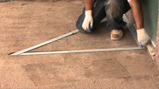 How to Install Belgard Pavers Step 7  How to Lay a Patio amp Square Pavers to a Building [upl. by Theo611]