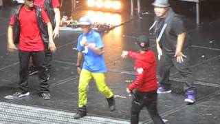 Fancy drake cover  Justin Bieber amp Jaden Smith  LIVE 102810 san jose [upl. by Lananna]