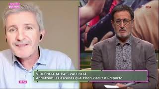 DANA  MOISÈS VIZCAINO INTERVENCIÓ A LA SELVA TV3 [upl. by Sergu]