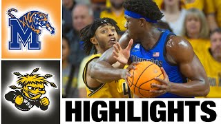 13 Memphis vs Wichita State Highlights  NCAA Mens Basketball  2024 College Basketball [upl. by Ardnuasak]