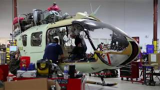 How Metro Builds an EC145e Helicopter  Metro Aviation [upl. by Htrow767]