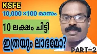 KSFE CHITTY10000×100 10 Lakh PART2 malayalam  Krishnan melevattasseri [upl. by Nnael]