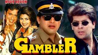 Gambler 1995 Hindi Action Movie Review  Govinda  Aditya Pancholi  Shilpa Shetty  Johnny Lever [upl. by Dollar]