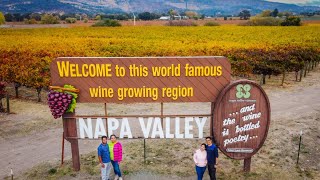 Napa Valley in Fall Breathtaking Aerial Views of Vineyards amp Autumn Colors 🍂 [upl. by Kenward]