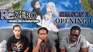 Yaboyroshi RE ZERO SEASON 3 Opening Reaction uncut [upl. by Sothena]