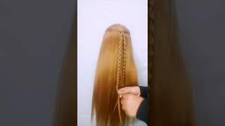 Amezing Open hairstyle tutorial ✨ trendy open hairstyle for girls [upl. by Gentes979]