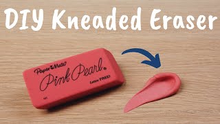 How to make a KNEADED ERASER  DIY [upl. by Alhsa]