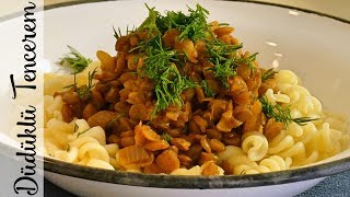 Mercimek Bolonez  Vegan Bolonez Sos Tarifi [upl. by Nadaha]