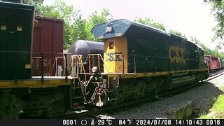 240714 North Facing Bakyard Railcam [upl. by Gavrah]