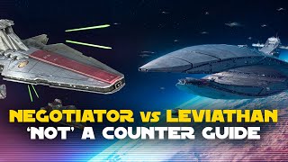 Negotiator Marauder vs Leviathan  CAUTION Use at your own risk  SWGOH GAC TW Fleet Arena [upl. by Fugere]