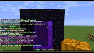 Minecraft  How to Use Multiverse Portals [upl. by Carlson660]