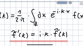 FourierTransformation Differentiation Theorem [upl. by Ahsi]