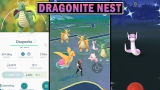 Pokemon Go Dragonite Nest Location Coordinates  How to Get Unlimited Shiny Dragonite in Pokemon Go [upl. by Delfine]