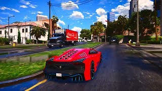 GTA 5 ULTRA REAL GRAPHICS   CINEMATIC  HD 60 FPS  2018 PC  GTA V REDUX [upl. by Eikciv]