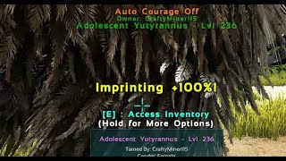 ARK How to get Full 100 Imprinting With A Single Imprint on Almost Every Dino [upl. by Klarrisa]