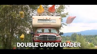 How to load boats on your camper  Dual Boat Loader  Loadit Industries [upl. by Enaerb]