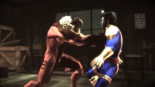 Classic Sabertooth VS The Uncanny Xmen Wolverine Suit in Xmen Origins Wolverine [upl. by Larsen]