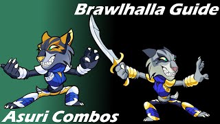 Brawlhalla Guide  Easy Asuri Combos [upl. by Alonzo]