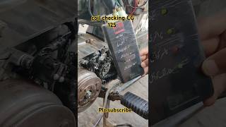 Coil checking CG 125youtubeshorts viralvideo restoration repair cg125 [upl. by Aderf]