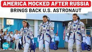 Russian Medias Savage Jibe At USA After Soyuz Brings Back US Astronaut From ISS  Boeing Starliner [upl. by Atiral]